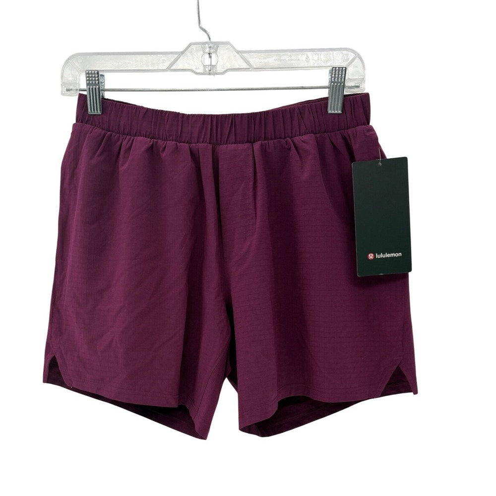 Lululemon Shorts Run Crew Ripstop Men Size Small Purple‎ Run New